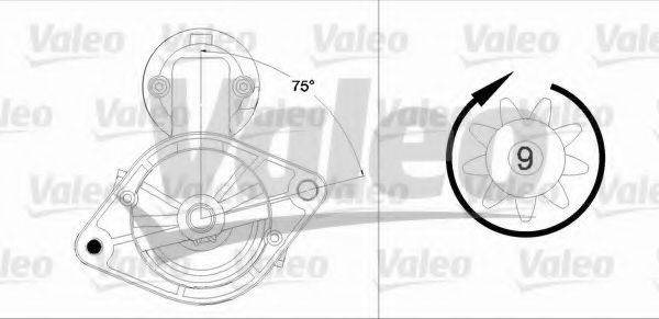 VALEO 458191 Стартер