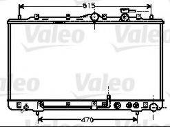 VALEO 734525 Радіатор, охолодження двигуна