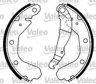 VALEO 562039 Комплект гальмівних колодок