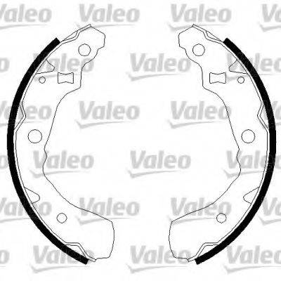 VALEO 564001 Комплект гальмівних колодок