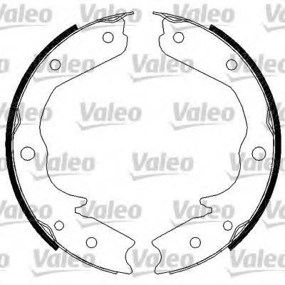 VALEO 564009 Комплект гальмівних колодок, стоянкова гальмівна система