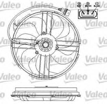 VALEO 696196 Вентилятор, охолодження двигуна