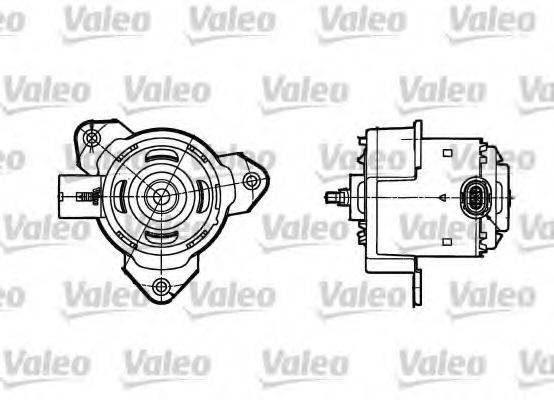 VALEO 698302 Електродвигун, вентилятор радіатора