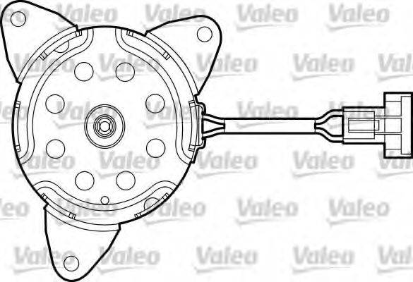 VALEO 698669 Електродвигун, вентилятор радіатора