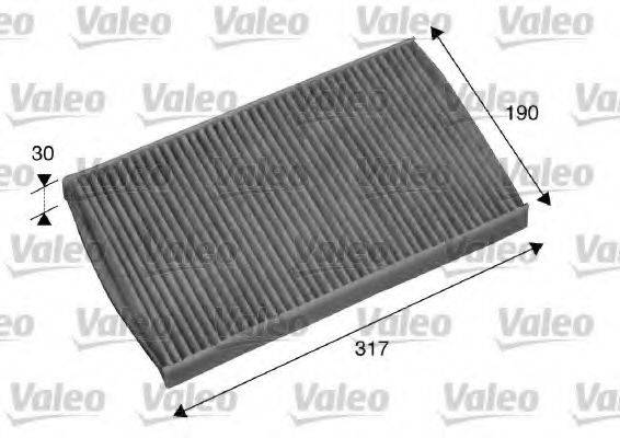 VALEO 698751 Фільтр, повітря у внутрішньому просторі