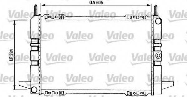 VALEO 730146 Радіатор, охолодження двигуна