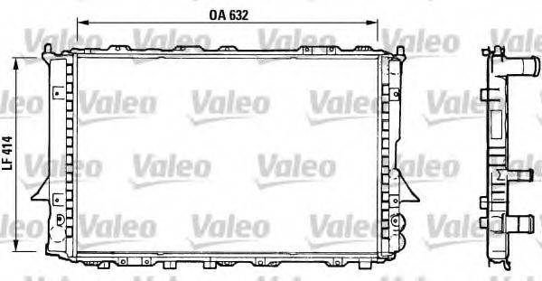 VALEO 730361 Радіатор, охолодження двигуна