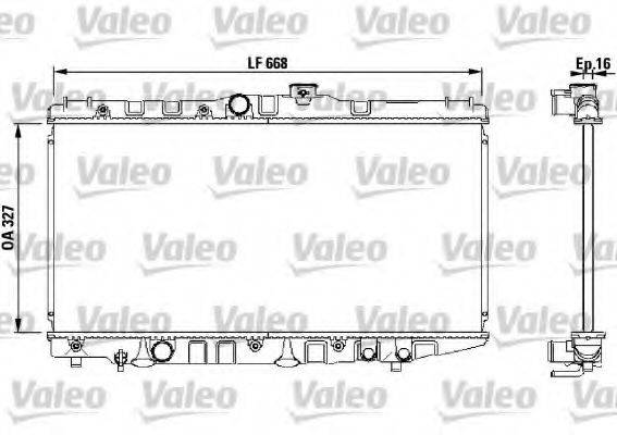 VALEO 730471 Радіатор, охолодження двигуна