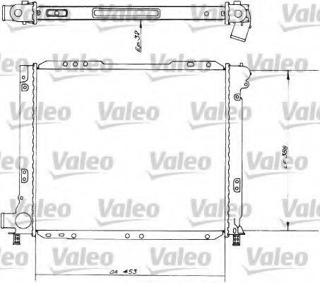 VALEO 730539 Радіатор, охолодження двигуна