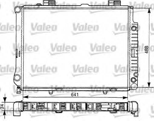 VALEO 731292 Радіатор, охолодження двигуна