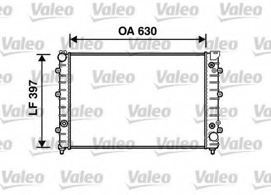 VALEO 731759 Радіатор, охолодження двигуна