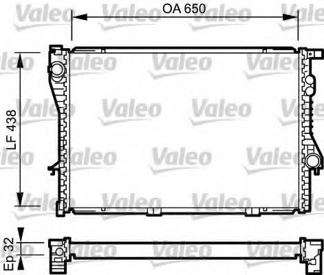 VALEO 731766 Радіатор, охолодження двигуна