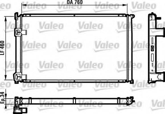 VALEO 732063 Радіатор, охолодження двигуна