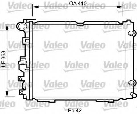 VALEO 732094 Радіатор, охолодження двигуна