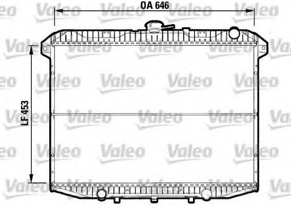 VALEO 732592 Радіатор, охолодження двигуна