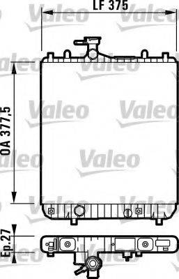 VALEO 732719 Радіатор, охолодження двигуна