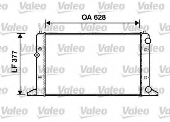 VALEO 732949 Радіатор, охолодження двигуна