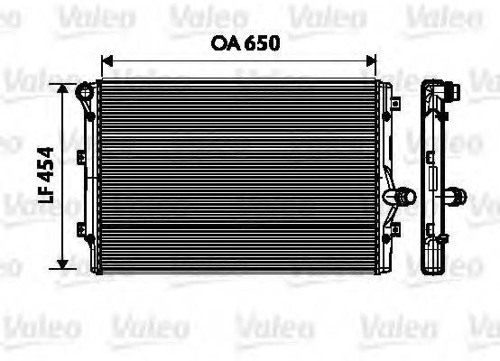 VALEO 734333 Радіатор, охолодження двигуна