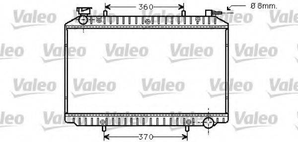 VALEO 734446 Радіатор, охолодження двигуна