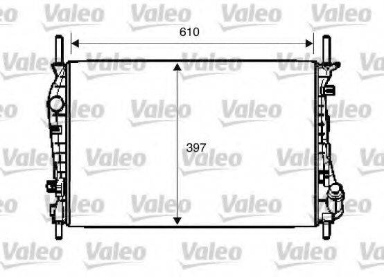 VALEO 734696 Радіатор, охолодження двигуна