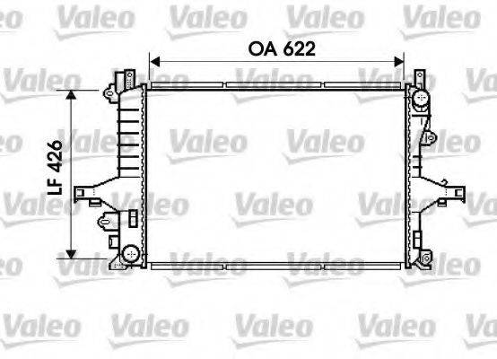 VALEO 734719 Радіатор, охолодження двигуна