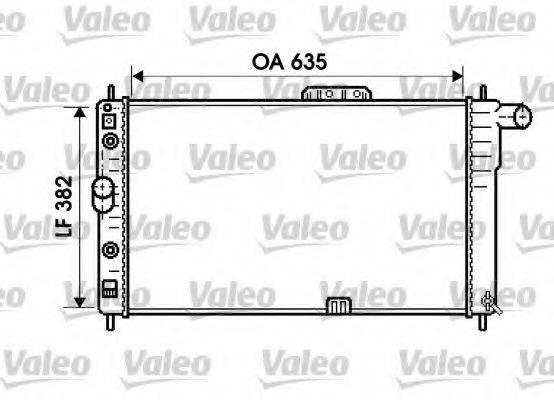 VALEO 734761 Радіатор, охолодження двигуна