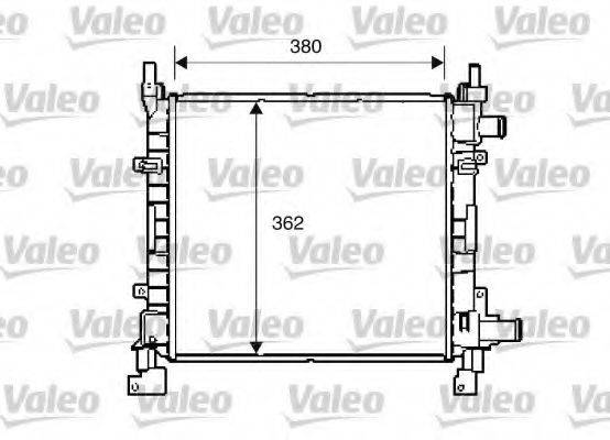 VALEO 734772 Радіатор, охолодження двигуна