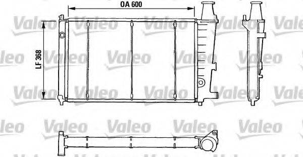 VALEO 810807 Радіатор, охолодження двигуна