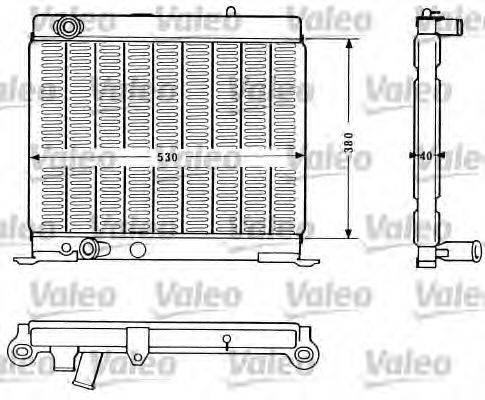 VALEO 810871 Радіатор, охолодження двигуна