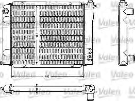 VALEO 810883 Радіатор, охолодження двигуна