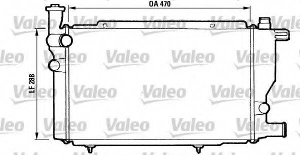 VALEO 810892 Радіатор, охолодження двигуна