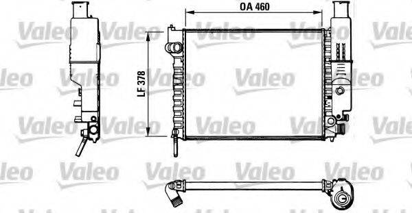 VALEO 810915 Радіатор, охолодження двигуна