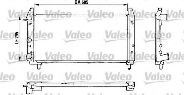 VALEO 810924 Радіатор, охолодження двигуна