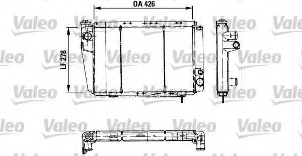 VALEO 810933 Радіатор, охолодження двигуна