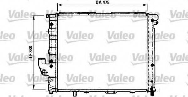 VALEO 810984 Радіатор, охолодження двигуна