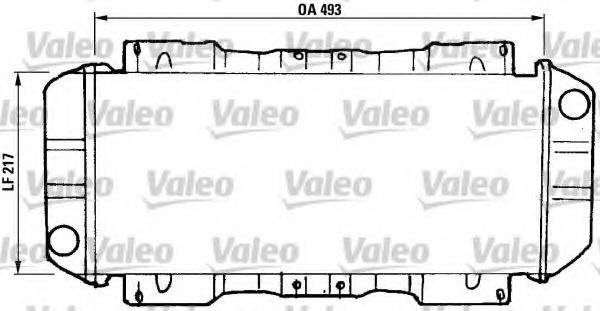 VALEO 811046 Радіатор, охолодження двигуна