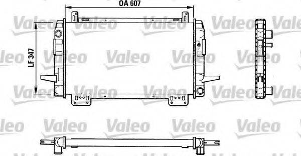 VALEO 811051 Радіатор, охолодження двигуна