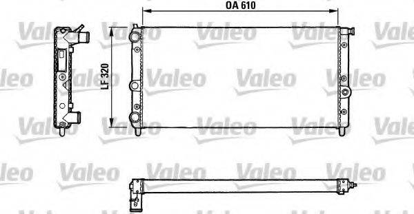 VALEO 811067 Радіатор, охолодження двигуна