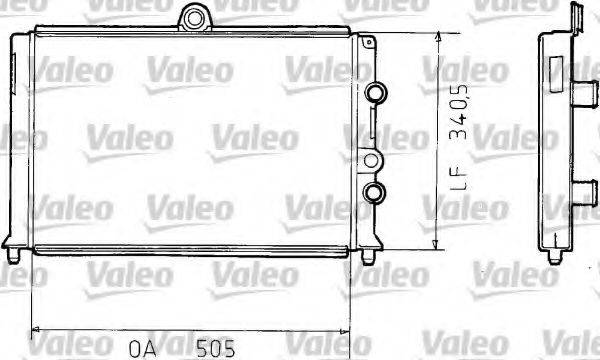 VALEO 811074 Радіатор, охолодження двигуна