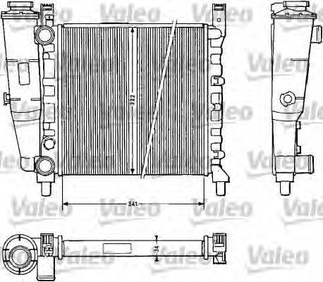 VALEO 811385 Радіатор, охолодження двигуна