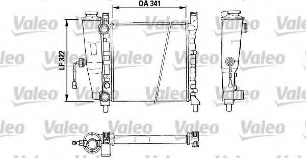 VALEO 811386 Радіатор, охолодження двигуна