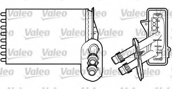 VALEO 812195 Теплообмінник, опалення салону