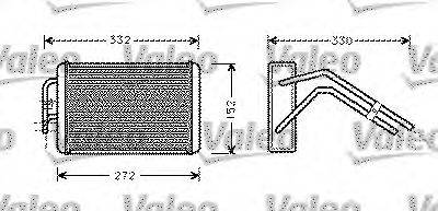 VALEO 812277 Теплообмінник, опалення салону