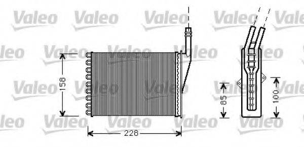 VALEO 812287 Теплообмінник, опалення салону