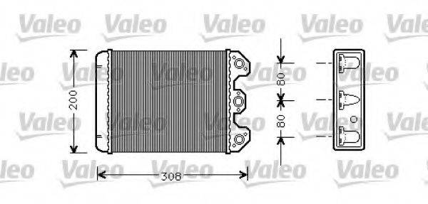 VALEO 812298 Теплообмінник, опалення салону