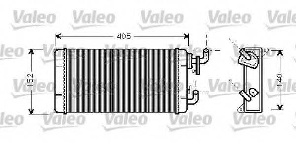 VALEO 812301 Теплообмінник, опалення салону