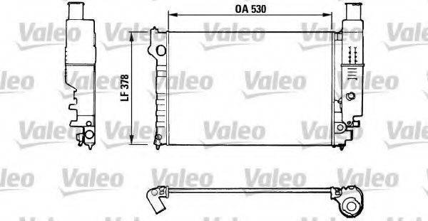 VALEO 816554 Радіатор, охолодження двигуна