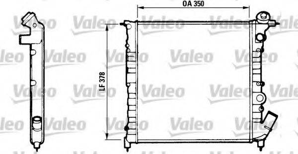 VALEO 816654 Радіатор, охолодження двигуна