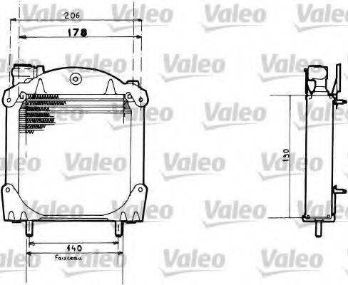 VALEO 816746 масляний радіатор, моторне масло