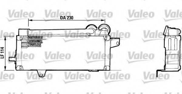 VALEO 816749 масляний радіатор, моторне масло